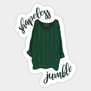 Shapeless Jumble Sticker